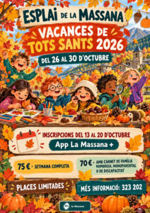 Esplai de la Massana — Vacances de Tots Sants 2026